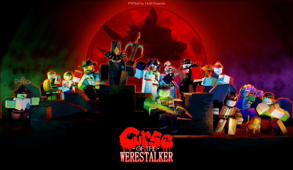 PWNedBY1400's tweet image. THE BLOODMOON RISES
Tricks, treats, we've got them all!
However, a familiar threat is learning and adapting.
One must prepare!
Will you survive the Curse of the WereStalker?
Promo. Render by @/flizglue
#PWNedBY1400 #robloxarg