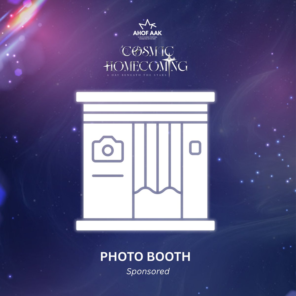 AHOFAAK's tweet photo. ✨ What’s waiting for you at AHOF Cosmic Homecoming this November 9 at Cafe De Esa, Pasig City? 👀🌌

Here’s a sneak peek of what’s in store:
• Partner Fanbases’ Merch Booths 🛍️
• Listening Party with FOHAs 🎧
• Sponsored Photobooth 📸
• …and a few surprises waiting to be discovered 🔍💫

Stay tuned — Sponsors Reveal coming soon! 👀

Don’t miss the fun — see you there!

Haven’t registered yet? Sign up now! 🚀
Details below ⬇️

#AHOF #AHOFAAK #AHOFCosmicHomecoming