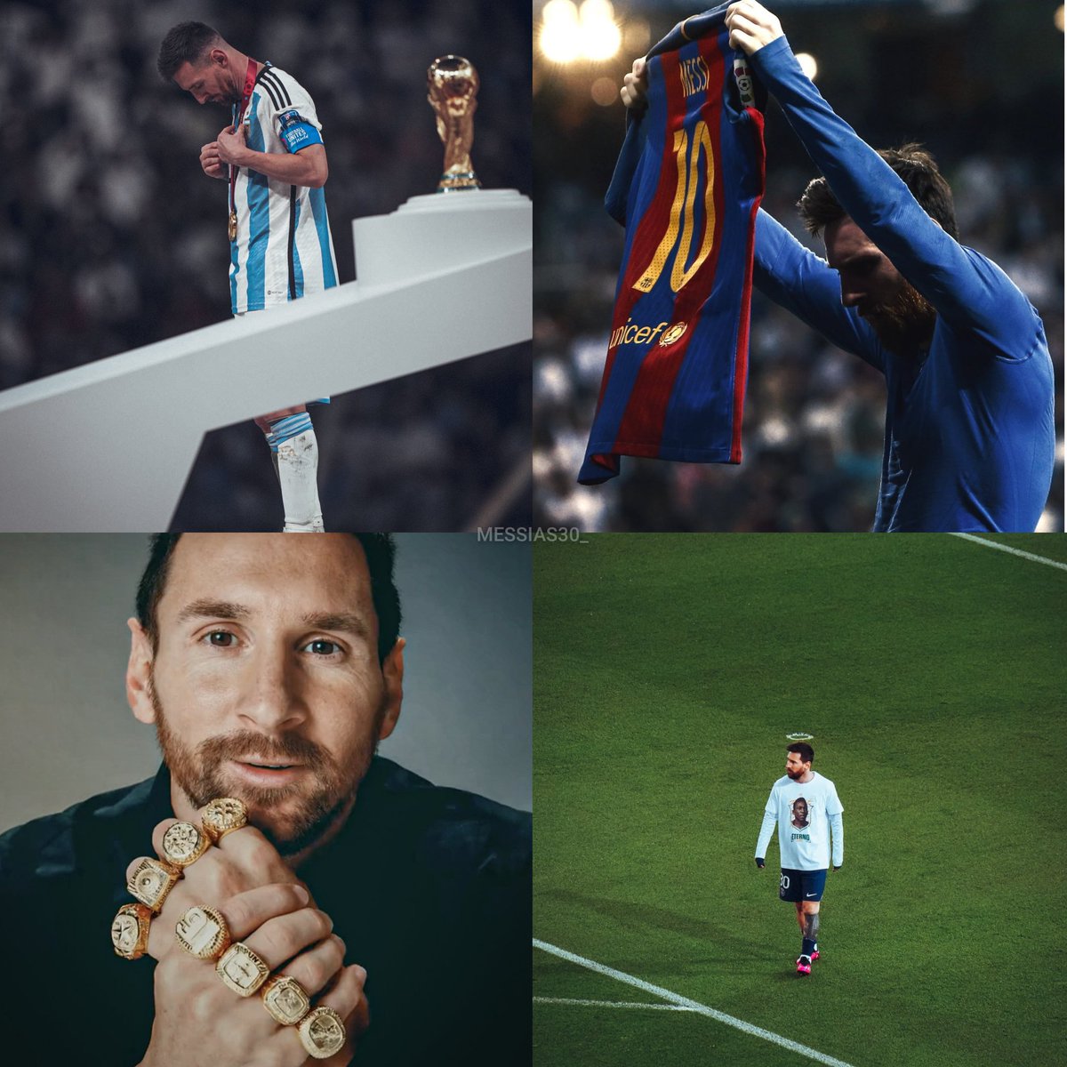 Si hablamos de fotos icónicas, hablamos de Messi.