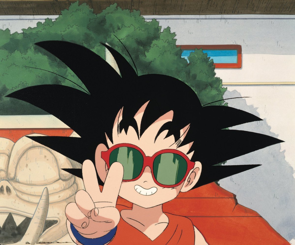 DBPerfectShots's tweet image. Toriyama &amp;amp; Goku ❤️✌️
