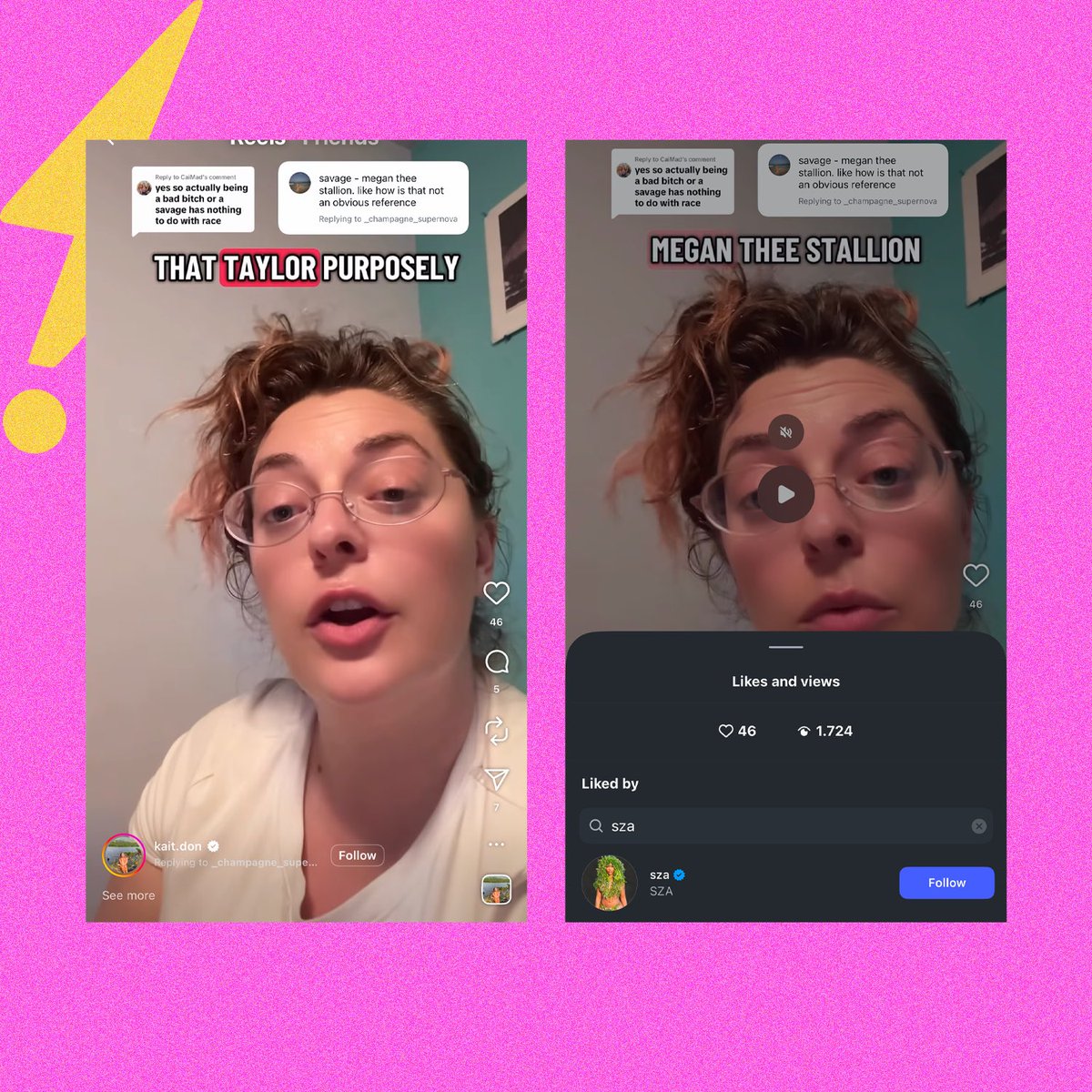 popbreaknews's tweet image. SZA liked a video accusing Taylor Swift of inappropriately using Black culture terms and subtly shading Megan Thee Stallion — whom Travis Kelce allegedly tried to date.