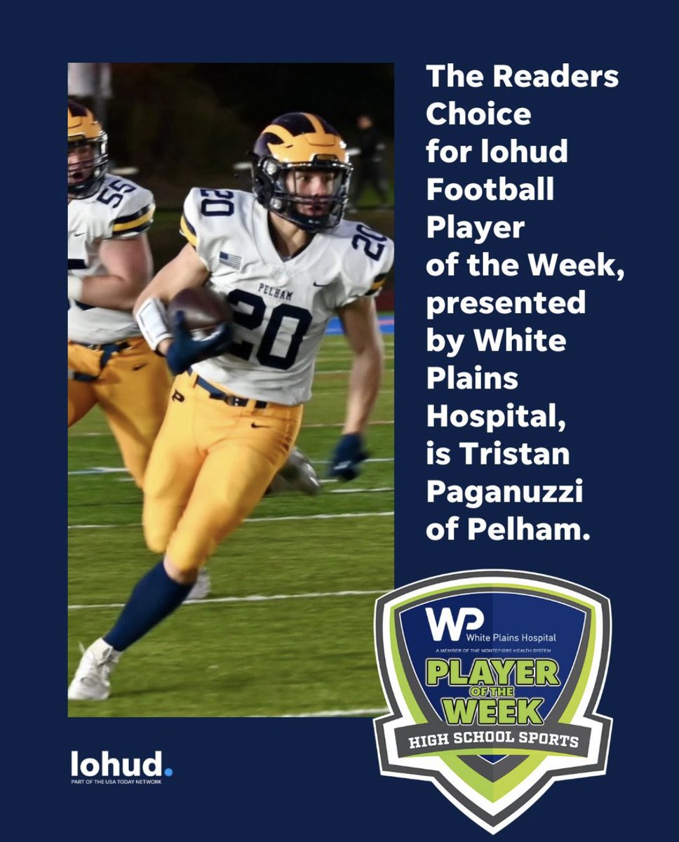 TristanPags20's tweet image. Honored to be Lohud football player of the week! 
@PMHSFOOTBALL @lohudsports