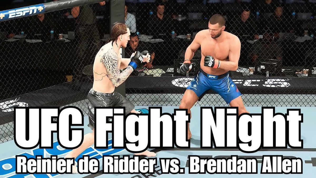 TheBroKast's tweet photo. Middleweight mayhem incoming 😤
Reinier de Ridder vs. Brendan Allen in a UFC 5 Simulation — who walks out with their hand raised?
🎥 Premieres tomorrow at 1pm on #YouTube!
https://t.co/rTrS3mgsmV
#UFC #UFC5 #UFCSimulation #MMA #Xbox #XboxSeriesX #Gaming https://t.co/9YC0lQlC1o