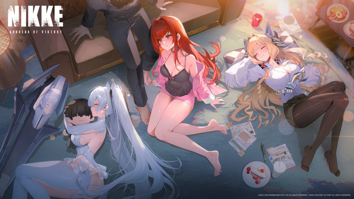 NIKKE_en's tweet photo. 【Yes, My Commander】
The drowsy afternoon sunlight spills into the room.
“As long as it’s your command, I’ll always say yes.”
The girl quietly leans against your lap, whispering softly.

Log in to claim Rapi: Red Hood limited costume – “ Cherished Red”

#NIKKE
#RapiRedHood https://t.co/fTFPPCn5IU