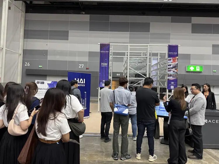 What an incredible 3 days at LogiMAT Thailand! 🌟  

We were thrilled to showcase our cutting-edge HaiPick Climb live attraction — a true game-changer in warehouse automation. The energy at our booth was amazing, and it was inspiring to see so many attendees excited about the
