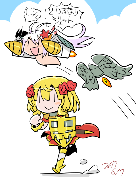 「でこれが羽根描き忘れてましたのサンタンすくらんだー」|ヒコロウのイラスト