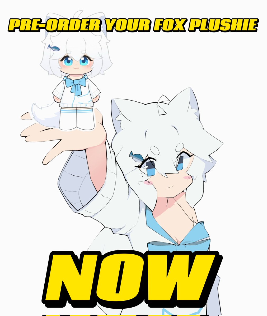 crikochan's tweet photo. PRE-ORDER YOUR FOX PLUSHIE NOW! 
https://t.co/dwCiSwr6Gz https://t.co/5AXgnXCbGC