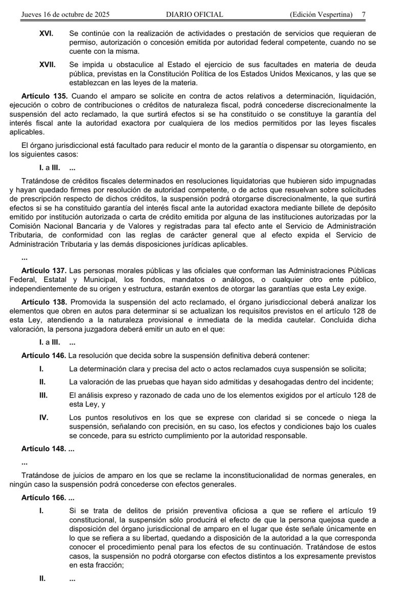Angela_FriasA's tweet photo. Habemus REFORMA a:

✅Ley de Amparo
✅Código Fiscal
✅Ley Orgánica del TFJA https://t.co/nIpwyOuMOC