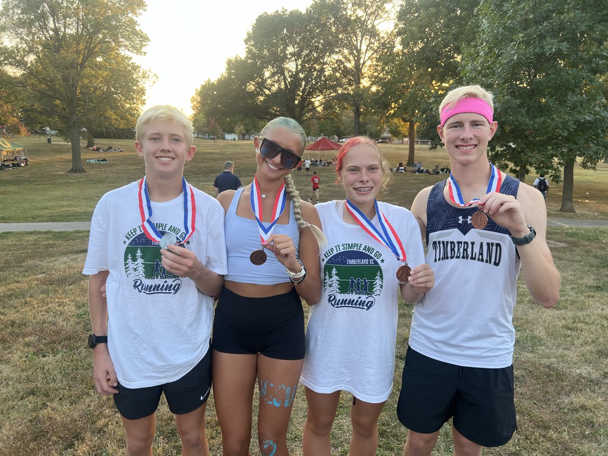 Varsity Girls GAC Central finishes:

1st Team All Conference - Evynn Grubb 5th place finish

2nd Team All Conference - Bella Schneider - 9th place finish

#timberlanddistance25