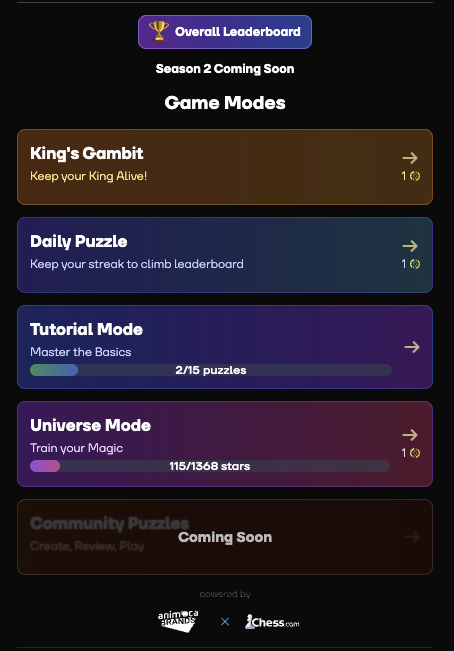 NFTom_ETH's tweet image. AnichessPuzzles.com Season 2 Coming soon.
@AnichessGame @baseapp @farcaster_xyz @animocabrands