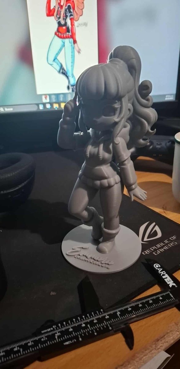 LesserEmmara's tweet photo. Arial Blackdown 3D
Estoy Mega Feliz 💖😍 mi amores me mandó hacer una Figura de mi Oc Arial. Impresa en. 3D. La Amoooo y me encanta 💖💕💖✨
#undertaleau #fragmentale #Arialblackdownoc https://t.co/hASusXcqWb