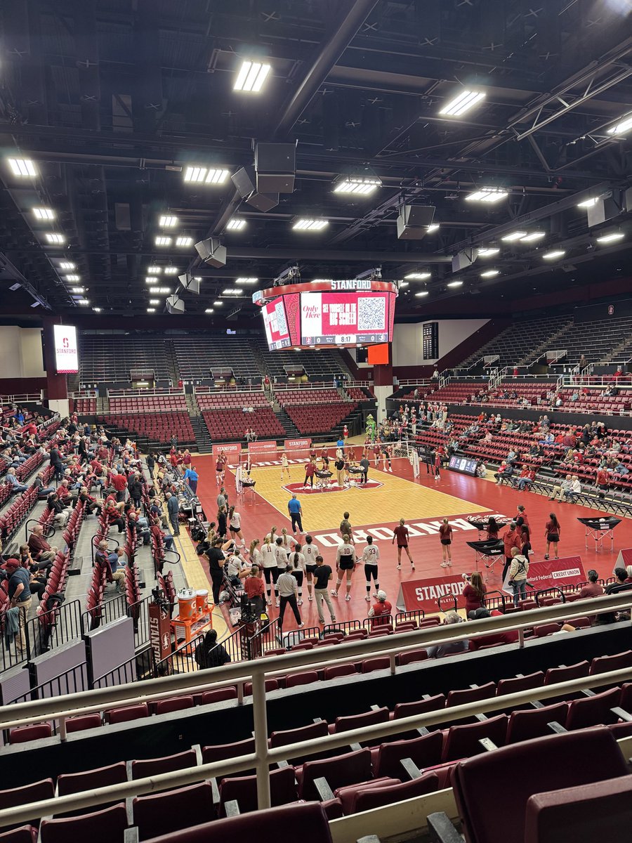slamdunk406's tweet image. I’ve arrived at Maples Pavilion. No. 5 Stanford WVB vs. Florida State. 

#ACCWVB #Stanford #FloridaState