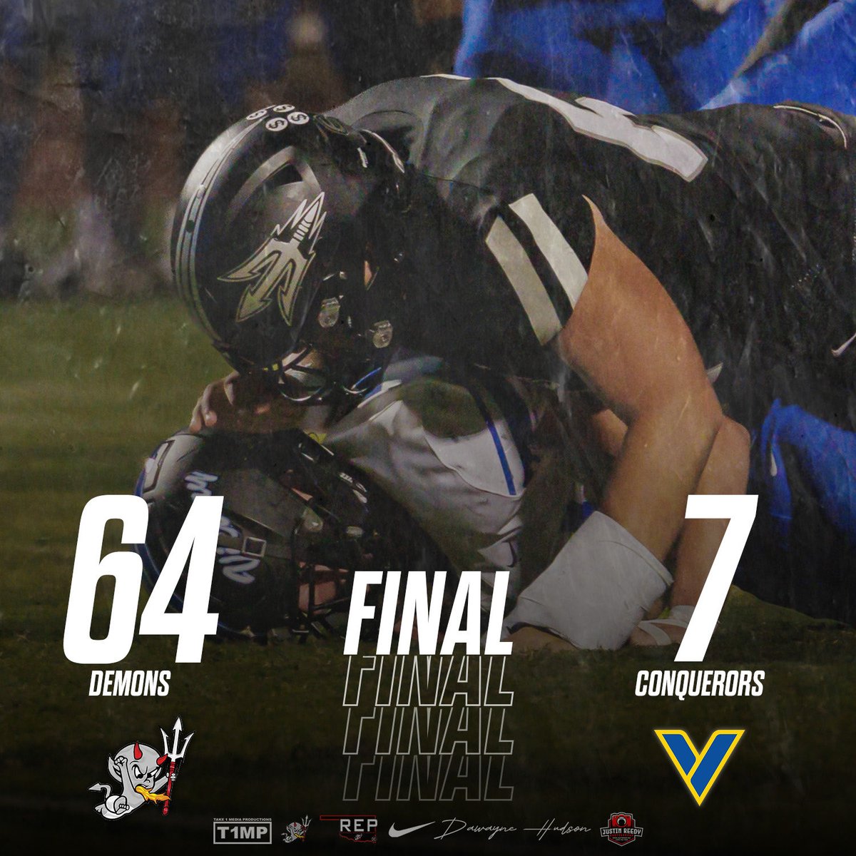 Your Demons win big at home! 🏈🔥