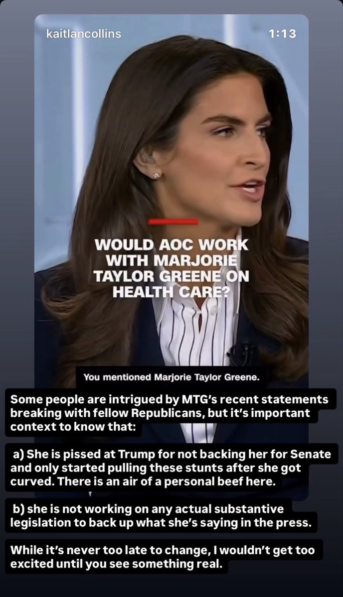 .<a href="/AOC/">Alexandria Ocasio-Cortez</a> via Instagram Story: