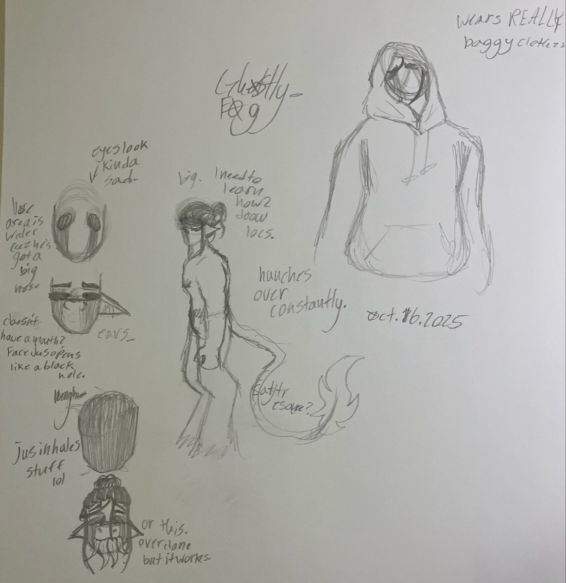 GhostlyFog_'s tweet image. chat how do we feel about my Eyeless Jack design,,