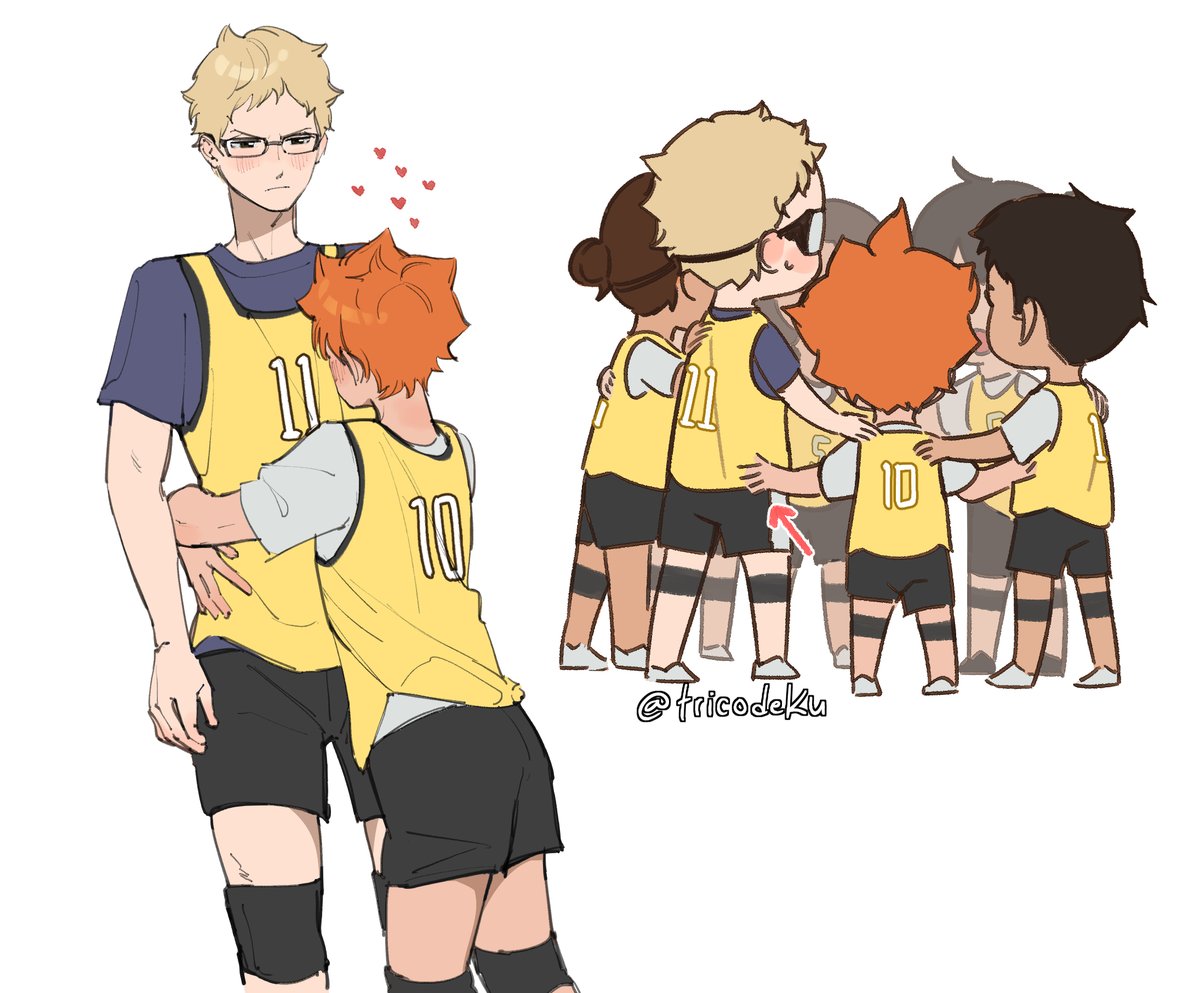 team huddle 👀 #tsukihina