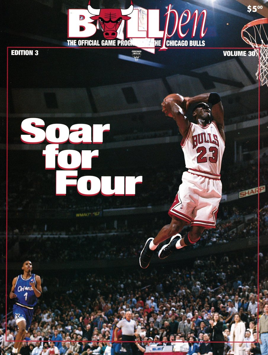 Hoop Bullpen Program
Edition 3 Volume 30 1995
#Jumpman #AirJordan #MichaelJordan #Jordan #Mj #ChicagoBulls #Chicago #Bulls #NBA #Mj23Covers