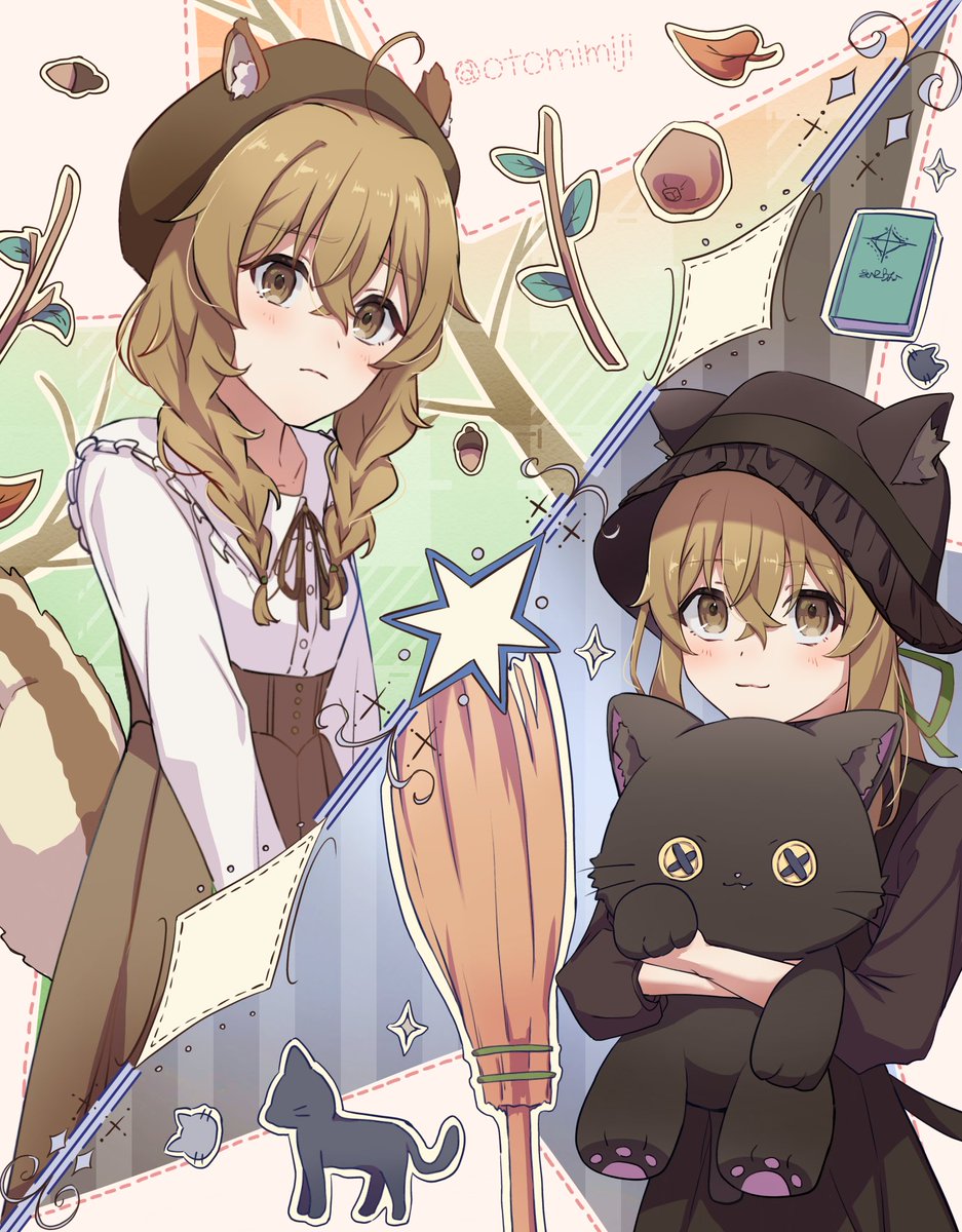 🐿モニカと🐈‍⬛モニカ、どっちが好き？