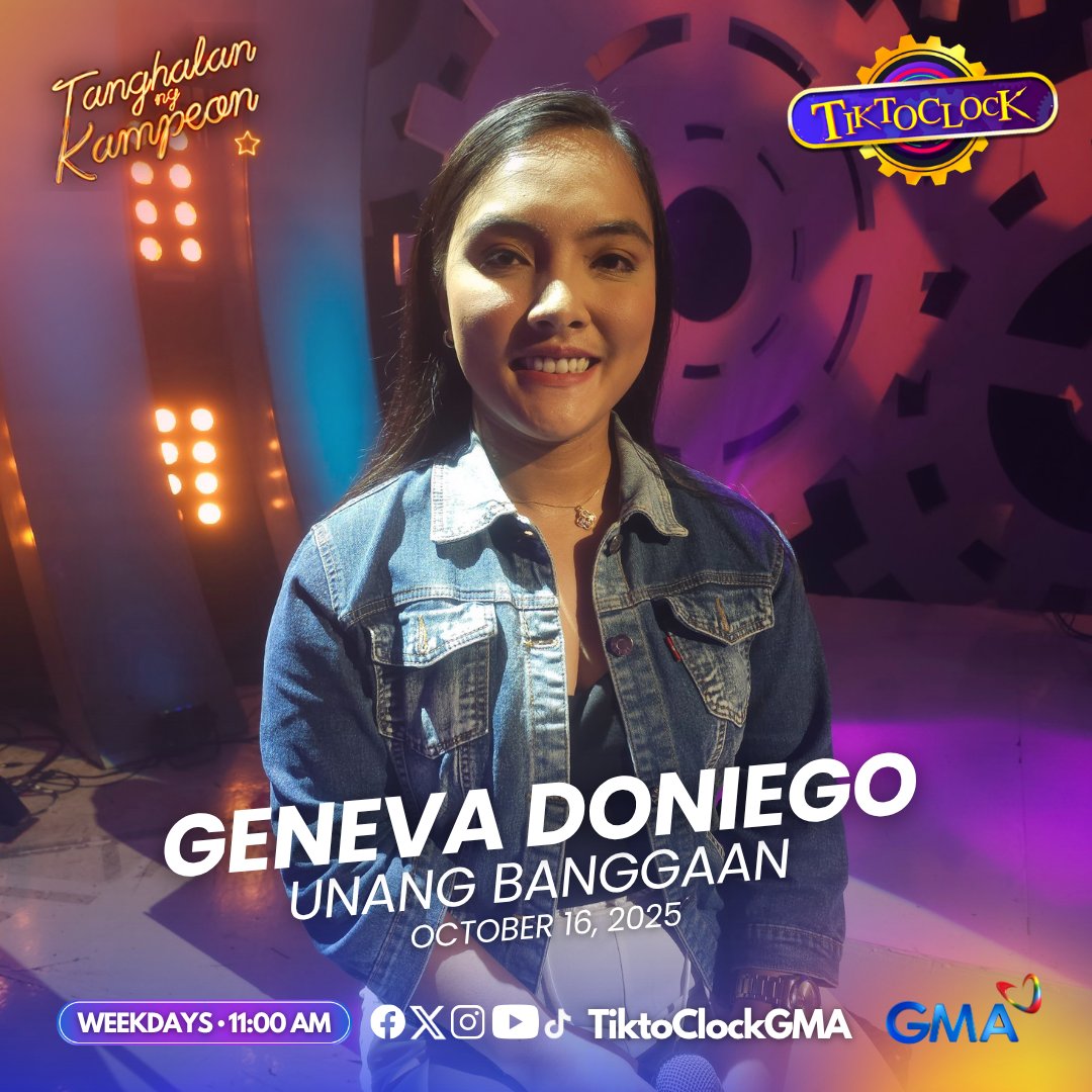 Tiktropa, napanuod n'yo ba ang laban kahapon sa #TanghalanNgKampeonGMA?

Sina LECELLE OLARIO at GENEVA DONIEGO ang naglaban sa UNANG BANGGAAN, pero nanatiling matatag ang KAMPEON na si OPALHENE PAGHUBASAN matapos ang BACK-TO-BACK TAPATAN! 🔥

#TiktoClock | Weekdays | 11:00 AM