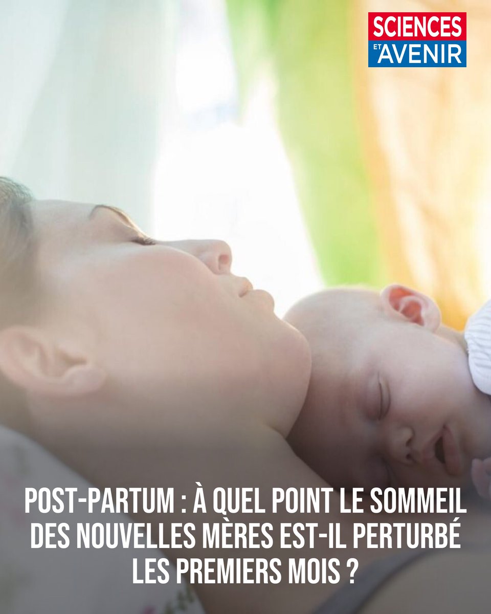 Sciences_Avenir's tweet image. L’arrivée d’un nouveau-né chamboule les nuits des mères, et ce, pendant plus longtemps qu’on ne le pensait, ce qui explique leur fatigue et pourrait faciliter l’apparition de baby blues et de dépressions postpartum.
👉 l.sciencesetavenir.fr/rrN