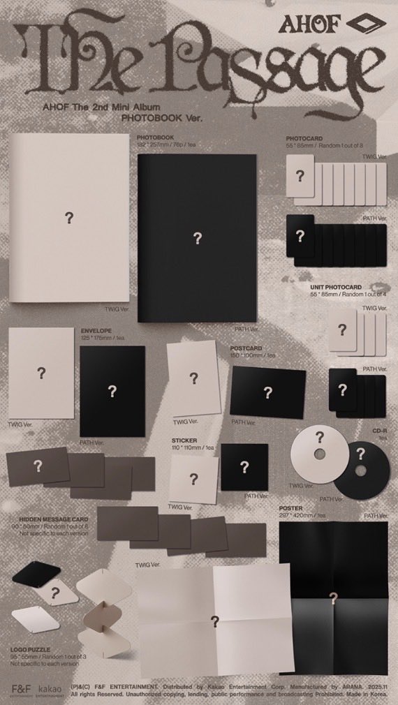 bluejayshop's tweet image. [wts lfb ph] #Bluejayshop_GO

229PHP SEALED AHOF THE PASSAGE 2ND MINI ALBUM — photobook ver. no pob

- can choose ver
- payo or 2 days dop (free isf)
- normal eta (check 📌)
- gcash/maya or bank transfer 

order form: cognitoforms.com/BluejayShop1/S…