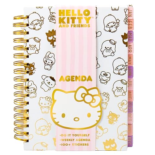 I just received Hello Kitty And Friends Agenda, 70 Pages, Hardcover Planner, Hello Kitty &amp; Kuromi Stickers, Sanrio Stuff, Cute School Supplies, Cute Stationery, Hello Kitty School Supplies, Sa from Rakky via Throne. Thank you! throne.com/angelplushy #Wishlist #Throne