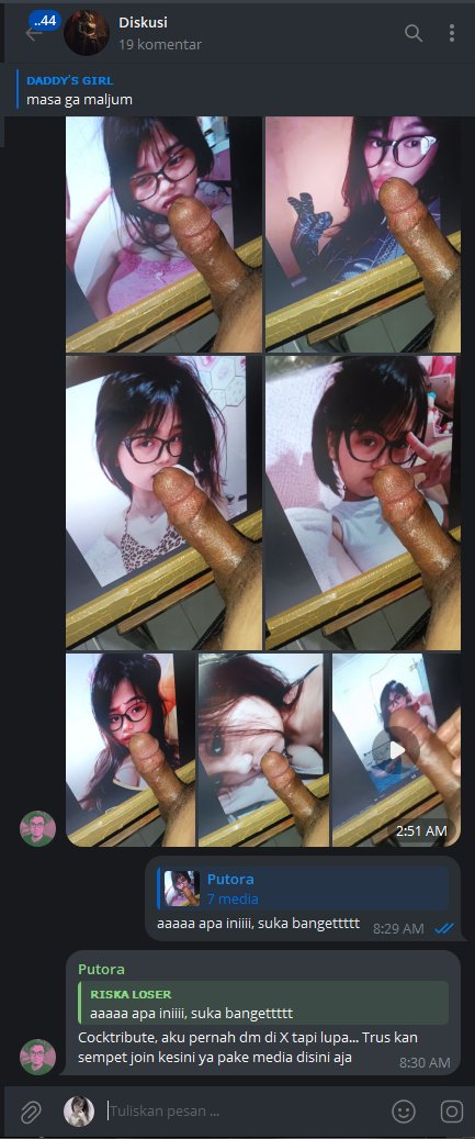 bangun tidur kaget liat c*cktribute, seneng bgt bisa jadi bahan fantasi kaliann. sering sering ya begini