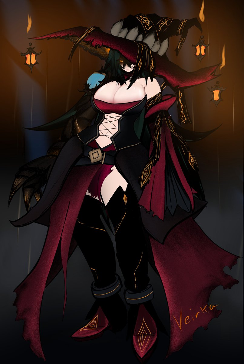 Red Witch Outfit! (BUHH I FORGOT A LAYER EARLIER)