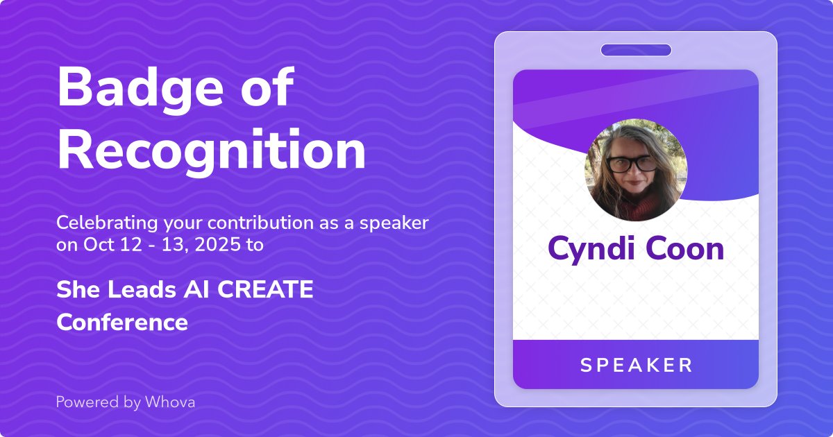 lab5's tweet image. Thrilled to share that I just spoke at She Leads AI CREATE Conference! Big thanks to the organizers and everyone who joined the session.🌟 Your presence made it special!

#SheLeadsAI #CREATEConference #SLAI #SLAICREATE - via #Whova event app