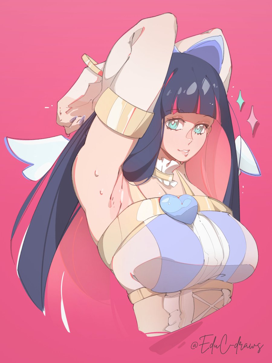 EduC_draws's tweet image. Stocking 😳💙
#PantyAndStocking #stockinganarchy