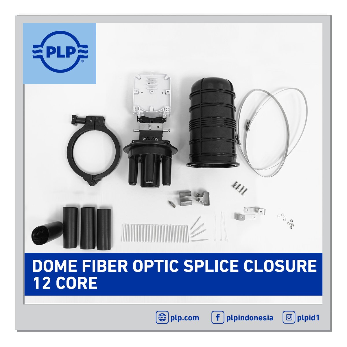 PLPID's tweet image. Dome Fiber Optic Splice Closure adalah Product yang didesain untuk koneksi kabel fiber optic dan juga aerial dengan menggunakan teknologi manajemen serat optik yang rapi dan handal.

#PLPID #plp #communications #FiberNetworks
#Fiberoptic #Network #connection #Telco #telkom #fiber