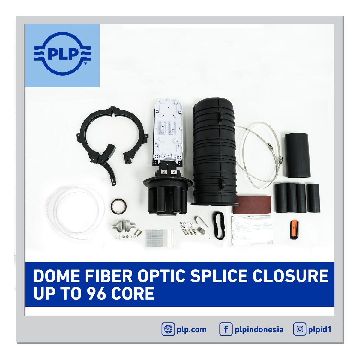 PLPID's tweet image. Dome Fiber Optic Splice Closure adalah Product yang didesain untuk koneksi kabel fiber optic dan juga aerial dengan menggunakan teknologi manajemen serat optik yang rapi dan handal.

#PLPID #plp #communications #FiberNetworks
#Fiberoptic #Network #connection #Telco #telkom #fiber