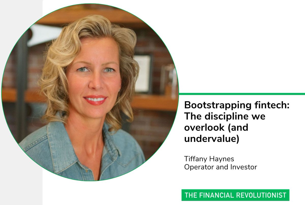 Is bootstrapping the most underrated strategy in fintech right now?

When capital is tight and valuations shift, building smart and sustainably becomes the real competitive edge.

Investor Tiffany Haynes makes the case for depth before scale:
👉 thefr.com/news/bootstrap…

#Fintech