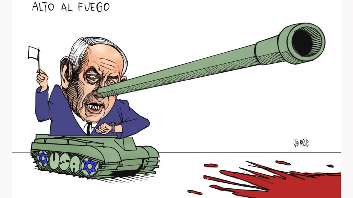 lajornadaonline's tweet photo. Esta semana en el boletín #LaJornadaInternacional: ¿La paz incluirá el fin de la ocupación y el genocidio? La comunidad internacional deberia presionar a Washington y Tel Aviv a fin de que cumplan la conformación del Estado palestino.
https://t.co/5IgPJvlc4M
Cartón @monerojerge https://t.co/XsrTfXmaWE