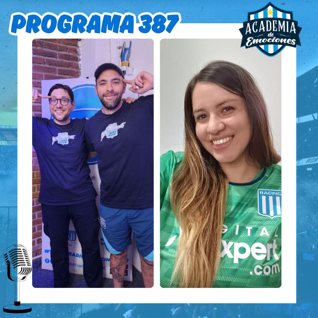 🎙Terminamos el programa 3️⃣8️⃣7️⃣ de Academia de Emociones🎙

◇ Gran "Momento Aye" con <a href="/ayelustica/">aye ⚓</a> y toda la info de la Academia.

◇ Nos visitó Martín Arroqui de #TodoPelota15... 

💙🤍 Y toda la magia de siempre... Gracias por acompañarnos...
