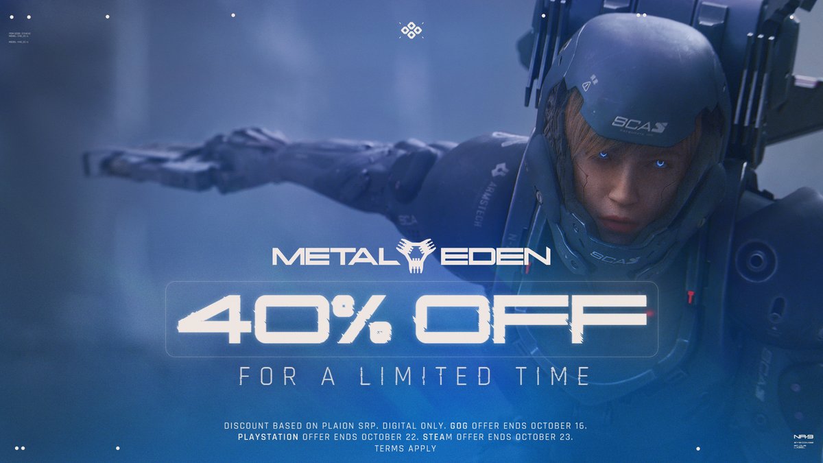 With a 40% discount for a limited time on Steam, GOG, and the PlayStation Store, now is the time to grab METAL EDEN!