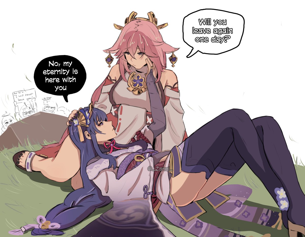 Eimiko Doodle
#eimiko #RaidenEi #Yaemiko #GenshinImpact #RaidenShogun