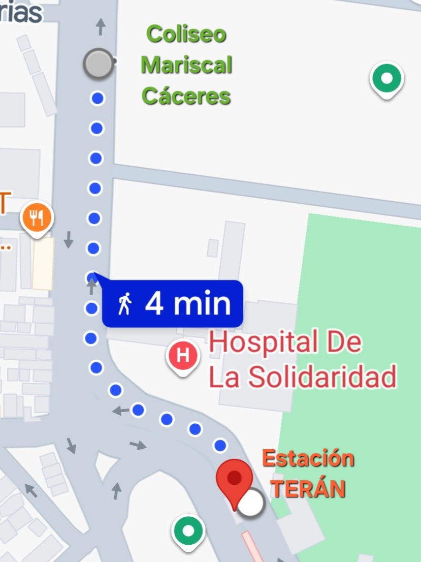 ¿Ya tienes tu entrada para LA NOCHE DE LAS PUMAS y no sabes como llegar al Coliseo Mariscal Cáceres de Chorrillos?

Tu tio Challco te pasa la fija 🫡

Tomas el Metropolitano desde la estación mas cercana a donde estés y BAJAS en la estación TERÁN. Caminas unos metros (Mas o menos