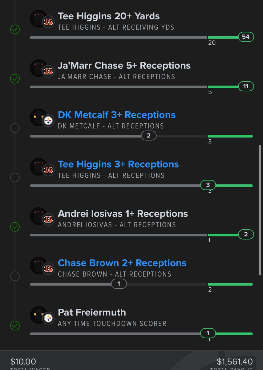 SPORTSPICKS617's tweet photo. Let’s go Freiermuth &amp; chase just need DK💣💣 https://t.co/tEL7vjufNZ