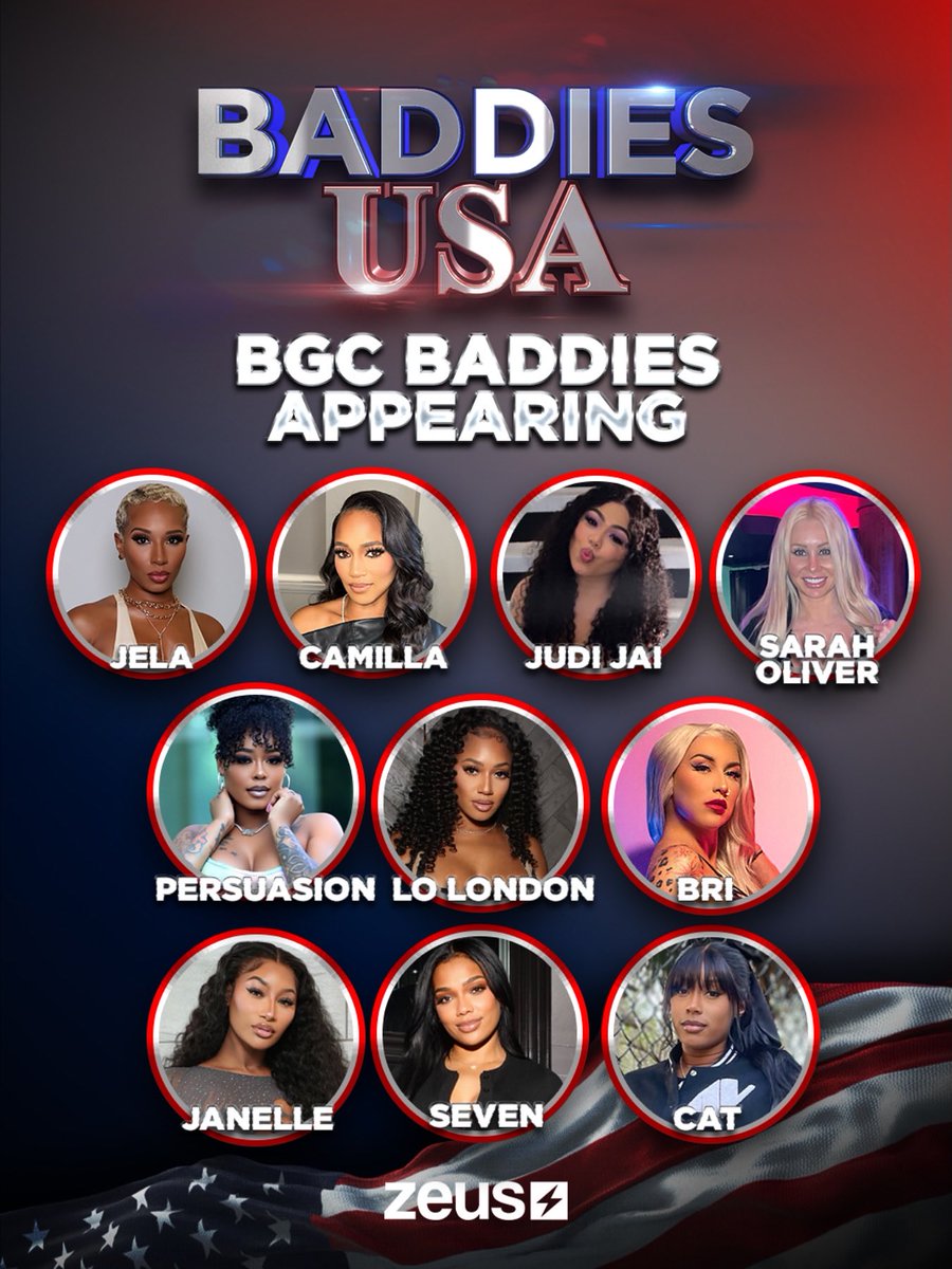 Official BGC Baddies cast appearing on Baddies USA 🇺🇸