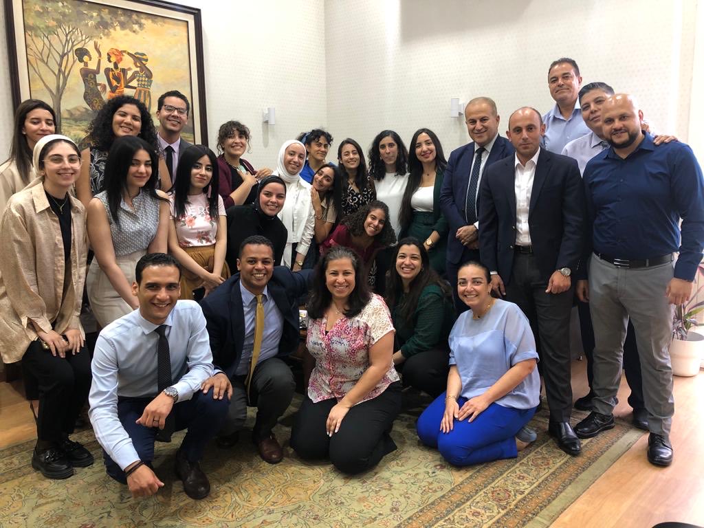 Blessed for  4 years at #CCCPA &amp; #AswanForum to have worked with an amazing talented team which became my extended family. I can’t thank them enough for their hard work, dedication, &amp; creativity making what seems  impossible possible, &amp; delivering world class activities. 💕👏