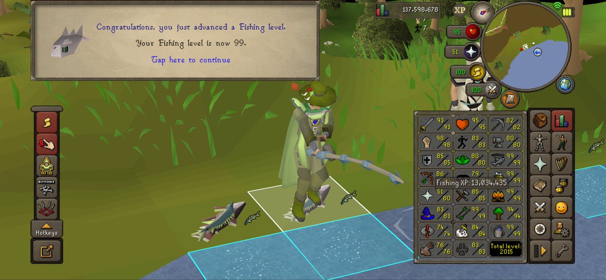 Finally out of barbarian shadow realm, not complaining about the agility xp tho