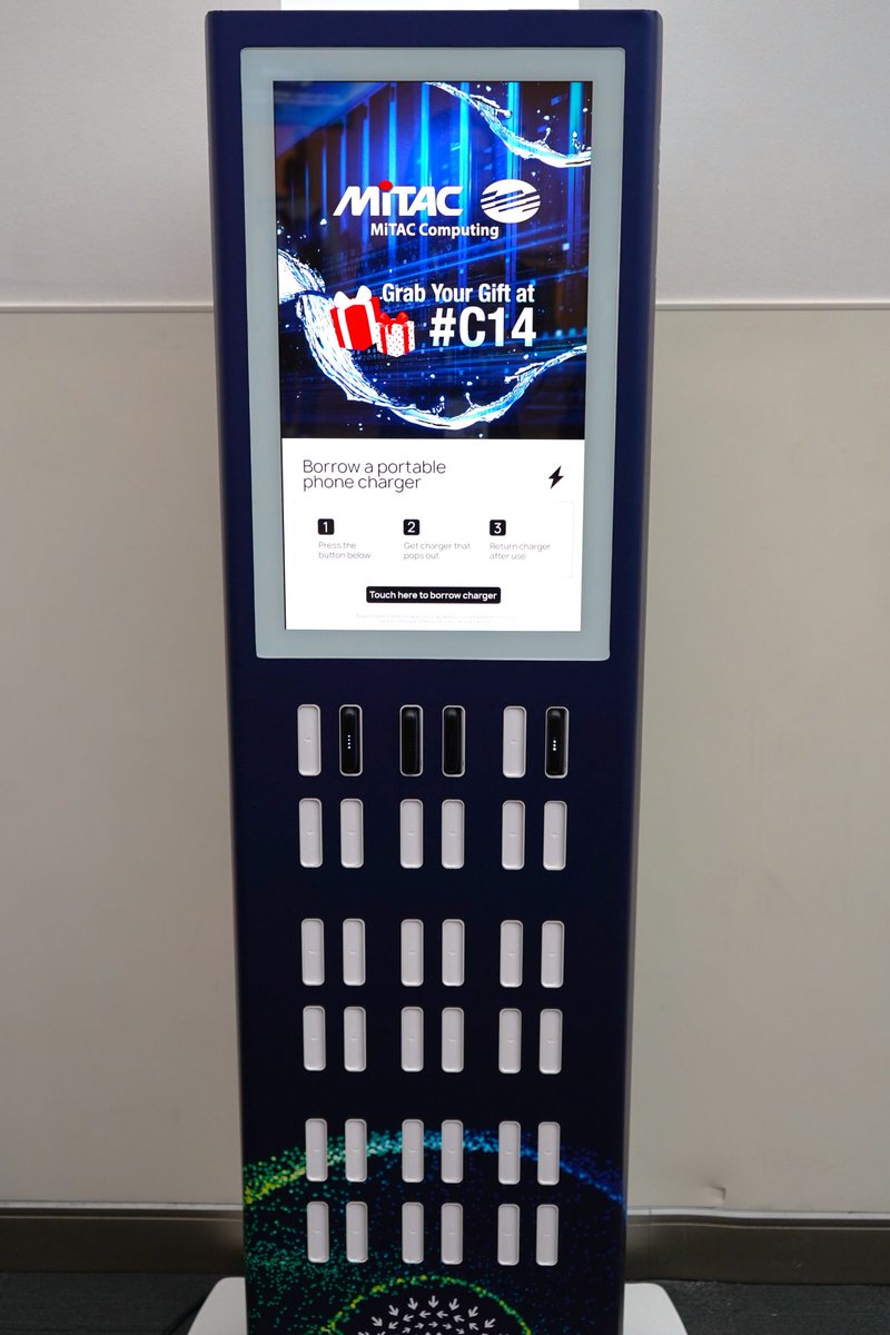 MiTACcomputing's tweet image. 🔋 Final day at #OCPGlobalSummit 2025!
After a week of innovation and collaboration, take a moment to recharge — yourself and your devices.
Find 16 MiTAC-sponsored Charging Stations across the venue — perfect for powering up and connecting. ⚡

#Sustainability #OCP2025