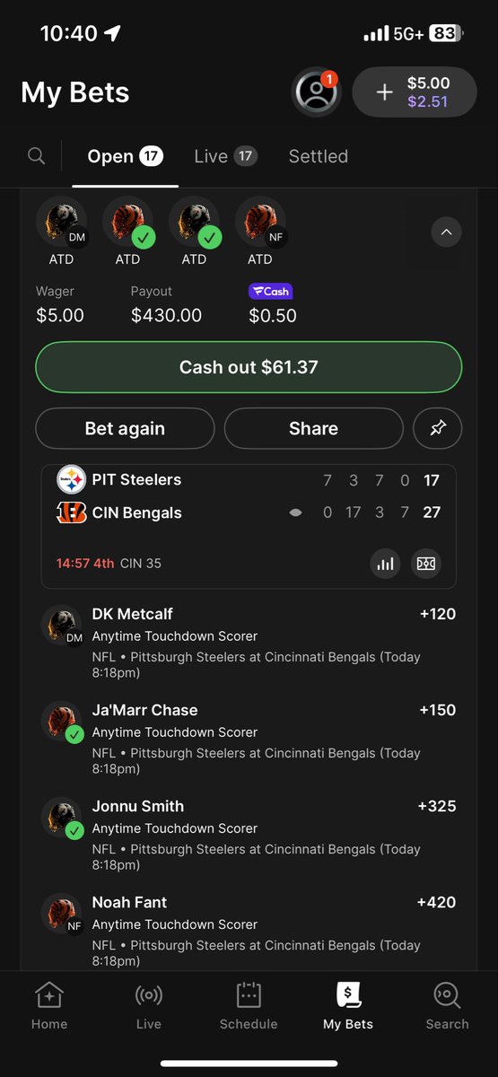 Now he can’t score , my pairing is so ass :(