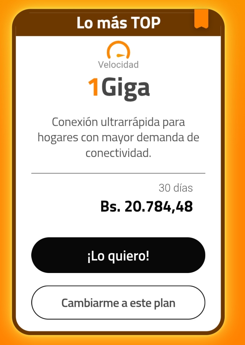 josefco27's tweet photo. Simple Fibra ahora cuenta con planes de 500, 800 megas y 1 Giga
Estos se suman a los planes de 100, 200, 400 y 600 megas que ya poseían.
El de 1 giga con precio establecido al $ BCV del 1 de octubre (179,43) total: $115.83
#SimpleFibra https://t.co/ZYVv9NRl8L