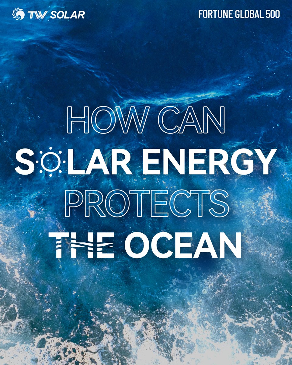 Tongwei_Solar's tweet image. 🌊💡 How Solar Energy Protects Our Oceans
Solar power cuts carbon emissions, reduces pollution, and safeguards marine habitats. 🌱
Together, let’s choose clean energy and keep our oceans blue for future generations. 💚 #TongweiSolar
