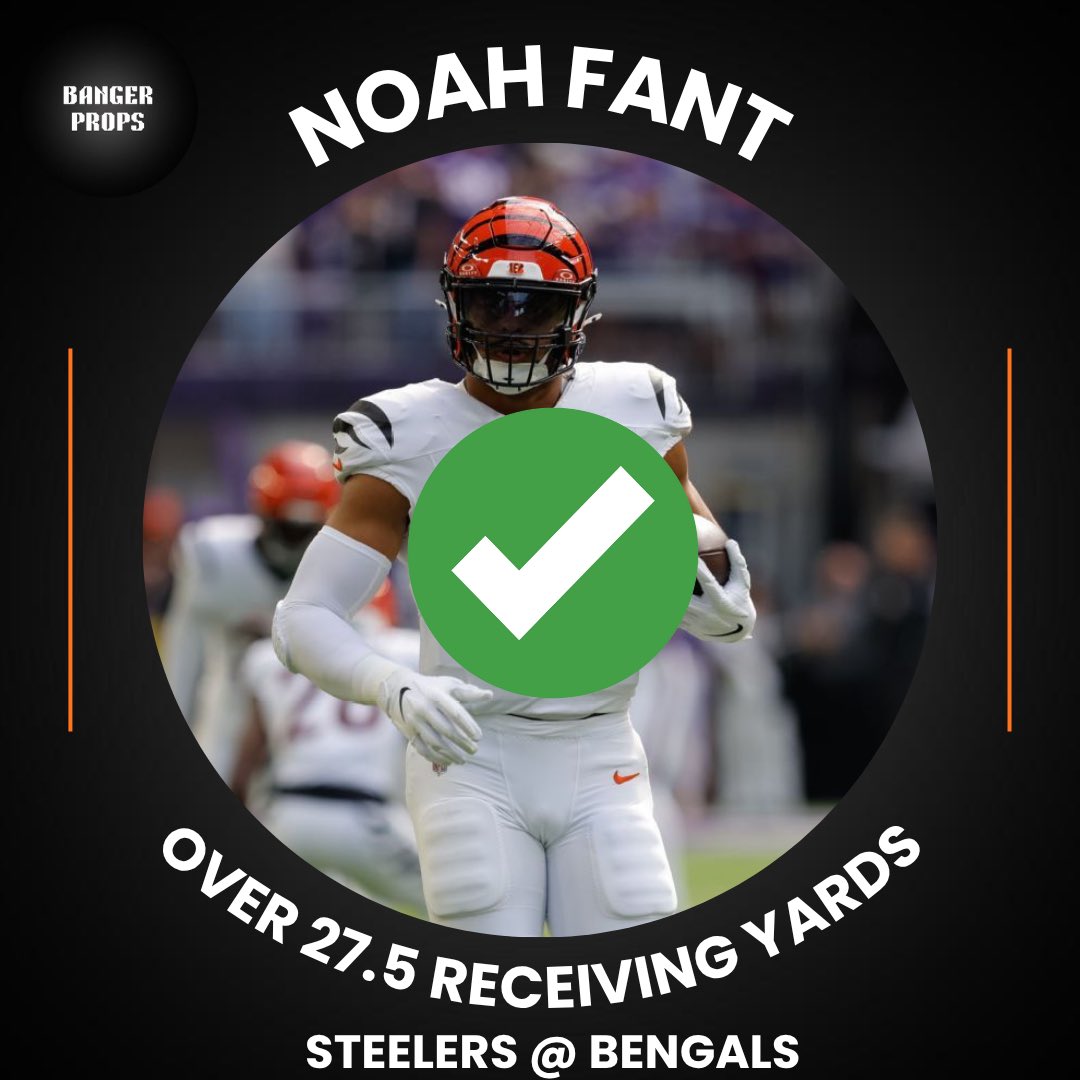 BangerProps's tweet image. WE ARE ON FIRE 🔥 

Noah Fant OVER 27.5 Receiving Yards ✅ (-110)

Idk what else to prove you guys. I am one of the most underrated cappers out there! Join the VIP discord now!!