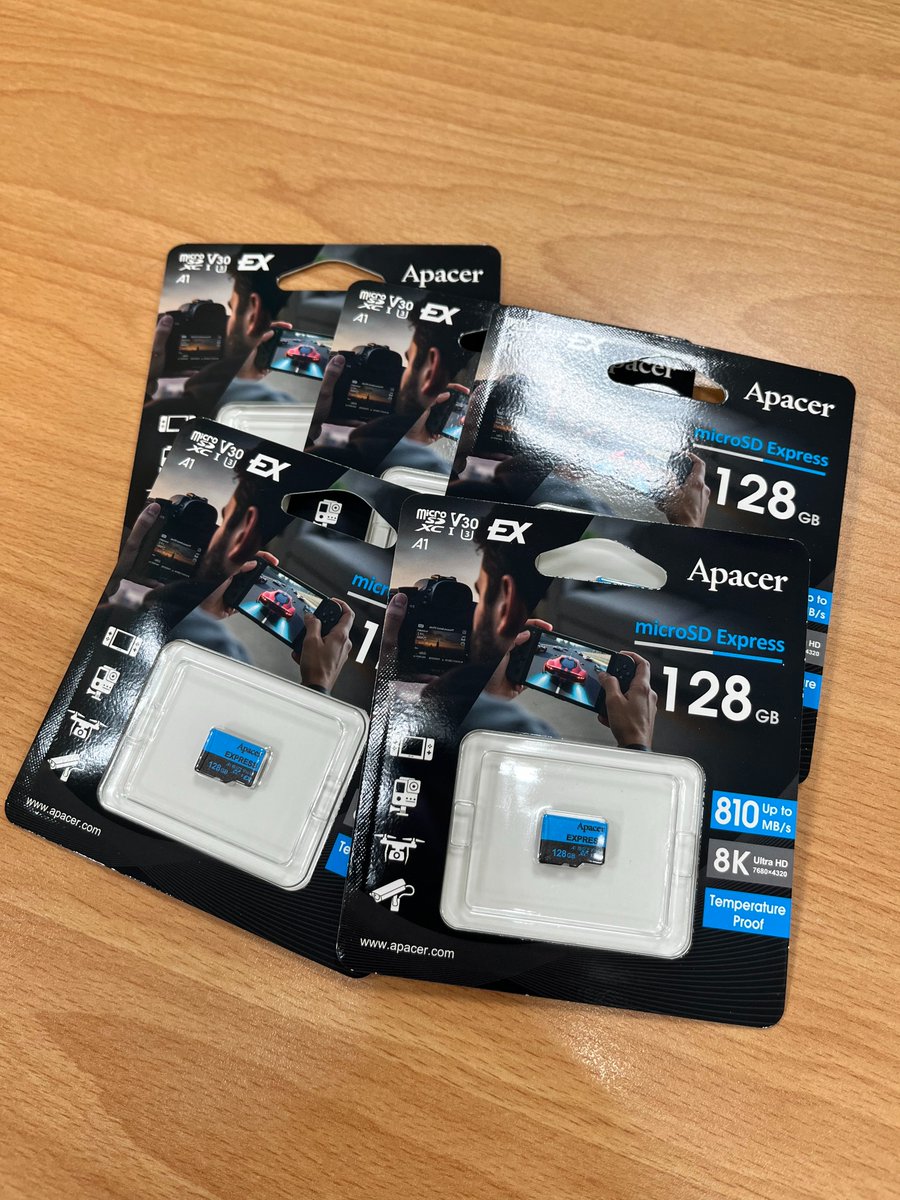🎉【キャンペーン再開！】
Apacerの新製品「microSD Express 128GB」を
抽選で5名様にプレゼント
⚡Nintendo Switch 2・携帯ゲーム機・モバイルデバイス対応
応募方法
① 当アカウントをフォロー
② この投稿をリポスト
「自分ならどう使う？」をコメントで当選率UP↑
📅応募締切：10月28日（火）まで