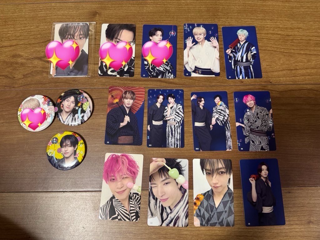 snr_ooo's tweet photo. J01 5th Anniversary 祭り交換

【譲】白岩118  
木全121
與那城120
川尻119 125
金城125 缶バッチ
佐藤121
大平126 缶バッチ
ユニット R120 R121

【求】 川西 127>120>川西なんでも
缶バッチは同種交換求めてます

18日会場手渡し可能です
郵送も可能です
お気軽にお声掛けください🙇‍♀️ https://t.co/OSvPkuj7ry