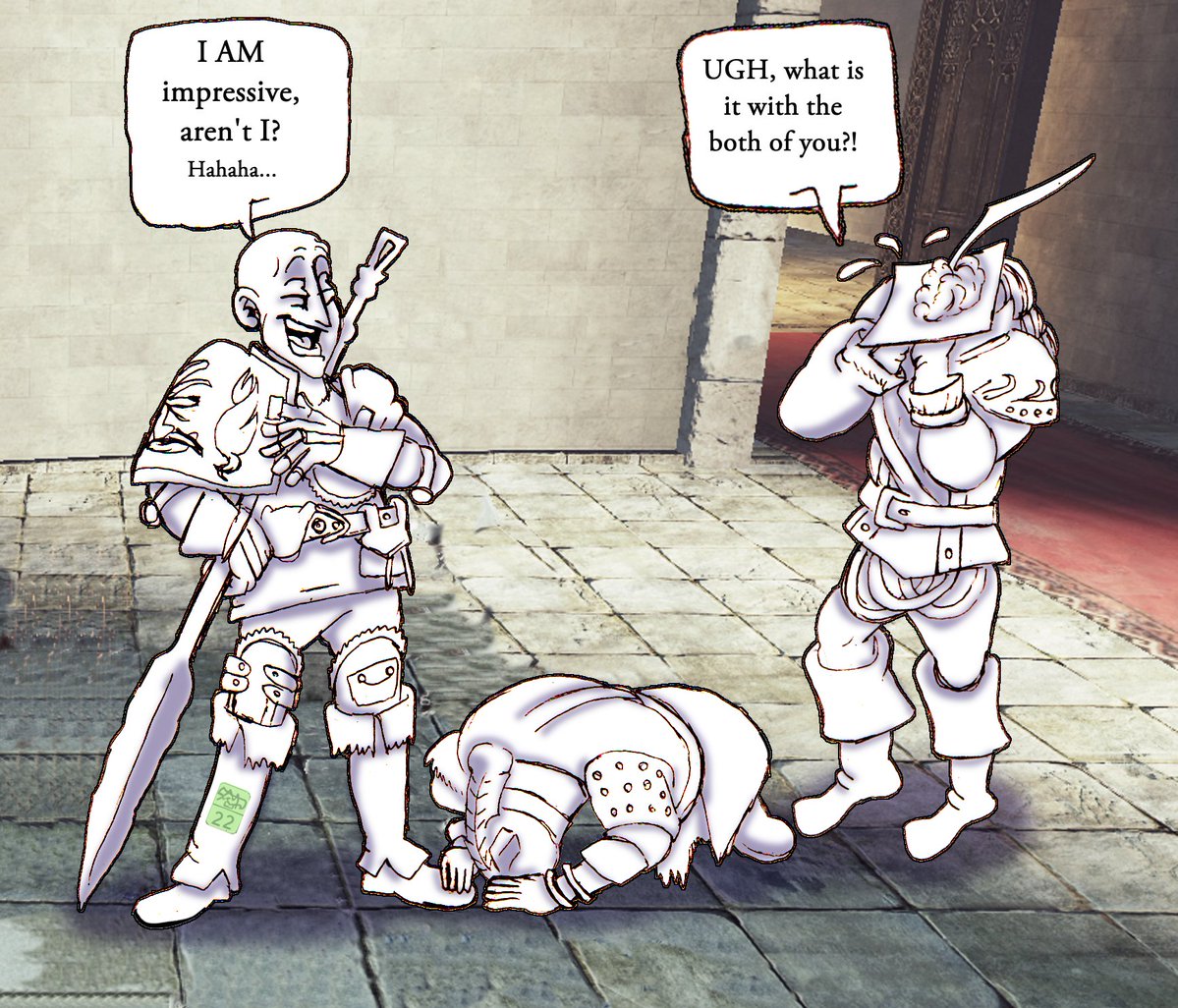[old art]Twiggy Shei simping
#ダークソウル2 #フロムソフトウェア #darksouls2  #soulsborne #fromsoftware #soulsbornecommunity #videogameart #minespatch  #scholarofthefirstsin  #noaiused #humanart